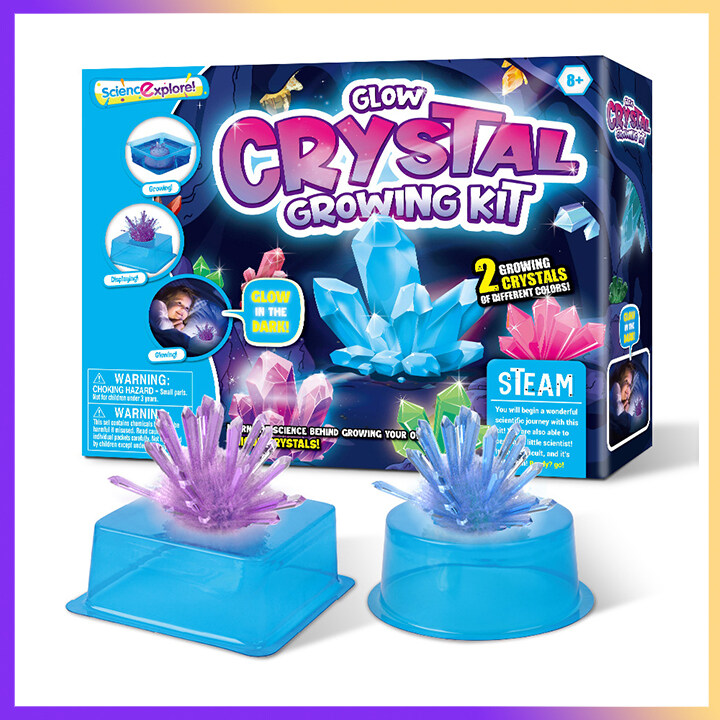 Science Kits for Kids 6-12 Years Old , DIY Crystal Growing Lab, Toys & Gifts for Ages 5 6 7 8 9 10 11 12, STEM Learning & Education Toys for Boys & Girls