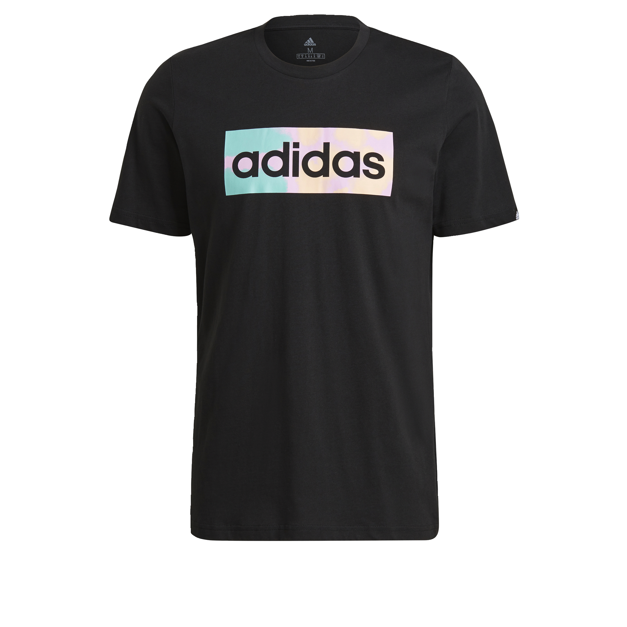 adidas Lifestyle Foil Logo Graphic Tee Men White GL3703