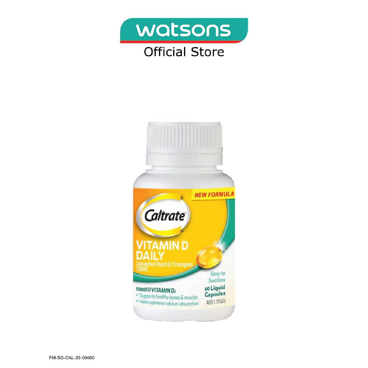 CALTRATE Vitamin D3 1000Iu 60 Tablets